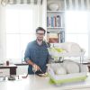 2-Tier Dish Drying Rack Cutlery Drainer Holder Kitchen Organizer Storage Shelf