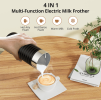4 in 1 electric coffee milk foam machine 450W milk heating milk foam machine cold foaming chocolate mixer milk heating 70°C / 158°F cold / hot latte c