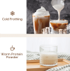500WAutomatic milk heater cold / hot milk foam foam 300ml LED Touch cappuccino protein powder mixer cold foam 360°