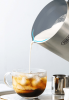 500WAutomatic milk heater cold / hot milk foam foam 300ml LED Touch cappuccino protein powder mixer cold foam 360°