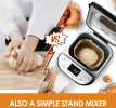 PSMBF003a Gluten free toaster 15in1 automatic toaster 2.8 inch LED 15h timer 2 lbs 1.5 lb 1 lb American bread, Italian French bread