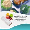 6 Rolls of Food Service Film 18" x 2000' with Cutter Box. PVC Food Wrap Film. Food Service Grade Film for Bakery, Deli, Restaurant