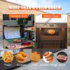 VEVOR Pizza Steel, 16" x 14.5" x 3/8" Pizza Steel Plate for Oven, Pre-Seasoned Carbon Steel Pizza Baking Stone with 20X Higher Conductivity