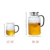 1600 ML Cooling Water Kettle Tea Pot Coffee Pot With 4 Cups Large Capacity Water Kettle Set