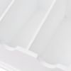 Cutlery Tray MDF White Baroque Style