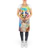 Corgi Hippie Dawg Apron Cooking Kitchen Server Baking Crafts Gardening for Adult Women Men, Unisex, Large, Multicolor