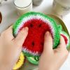 Kitchen Cleaning Pad, 5 pcs/set Scratch Resistant Kitchen Scouring Pads for Washing Dishes, Ecofriendly Anti-scratch Dishware Scrubber
