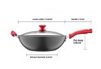 Elegant Selection Star Stone Non-Stick Frying Wok