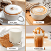 4 in 1 electric coffee milk foam machine 450W milk heating milk foam machine cold foaming chocolate mixer milk heating 70°C / 158°F cold / hot latte c