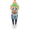 Siberian Husky Hippie Dawg Apron Cooking Kitchen Server Baking Crafts Gardening for Adult Women Men, Unisex, Large, Multicolor