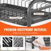 VEVOR 2 Tier Dish Drying Rack Dish Drainer Carbon Steel Kitchen Utensil Holder