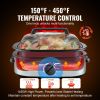 VEVOR Electric Roaster Oven, 24 QT Turkey Roaster Oven with Self-Basting Lid, 1450W Roaster Oven with Defrost & Warm Function, Adjustable Temp