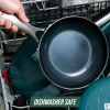 12-Piece Toxin-Free Ceramic Nonstick Pots and Pans Cookware Set, Dishwasher Safe