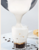 450W electric milk foam, cold sparkling chocolate mixer, cold / hot latte cappuccino 300ml, milk heater 360°