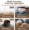 300W Multifunctional cold / hot milk foam 300ml Fully Automatic Milk Heater 360° rotating base SUS304 without BPA adjustable temperature and thickness