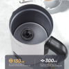 300W Multifunctional cold / hot milk foam 300ml Fully Automatic Milk Heater 360° rotating base SUS304 without BPA adjustable temperature and thickness