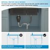 33 Inch Kitchen Sink Drop-in Topmount Sink 16 Gauge Double Bowl 50/50 Gunmetal Black Stainless Steel Sink with Strainer