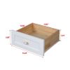 Solid Wood spray-painted drawer dresser bar,buffet tableware cabinet lockers buffet server console table lockers, retro round handle