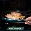 12-Piece Toxin-Free Ceramic Nonstick Pots and Pans Cookware Set, Dishwasher Safe