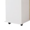 Kitchen Island Cart with 2 Door Cabinet and Three Drawers,43.31 Inch Width with Spice Rack,Towel Rack