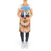 Pomeranian Hippie Dawg Apron Cooking Kitchen Server Baking Crafts Gardening for Adult Women Men, Unisex, Large, Multicolor