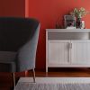 Kitchen storage sideboard and buffet server cabinet-White