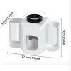 1pc Electric Toothbrush Holder Couple Toothbrush Holder Lazy Person Automatic Toothpaste Squeezing Device Wall Mounted Non Perforated Toothpaste Tooth