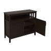 Kitchen storage sideboard and buffet server cabinet-White